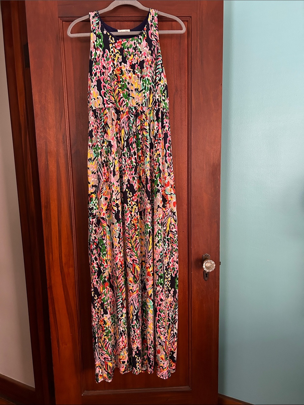 Colorful Floral Maxi Dress - Sleeveless Summer Style